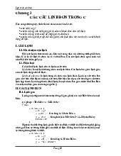 Chương 3  Các câu lệnh đơn trong C môn Lập trình căn bản | Học viện Báo chí và Tuyên truyền