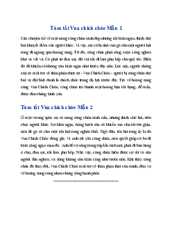 Tóm tắt Vua chích chòe hay, ngắn nhất | Ngữ văn 6 Kết nối tri thức