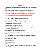 TOP câu hỏi trắc nghiệm có đáp án chương 5 Môn Tư tưởng Hồ Chí Minh | Trường Đại học Khoa học, Đại học Thái Nguyên