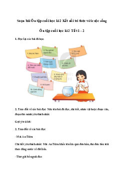 Soạn bài Ôn tập và đánh giá cuối học kì 2 (trang 133) | Tiếng việt 2 sách Kết nối tri thức