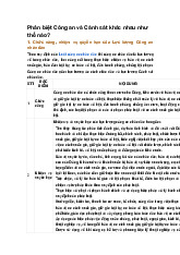 Phân biệt Công an và Cảnh sát khác nhau như thế nào?