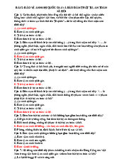 Đề cương ôn tập cuối kỳ | Giáo dục quốc phòng 10