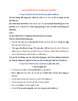 Soạn bài Thời thơ ấu của Hon-da | Ngữ Văn 6 Cánh Diều tập 1