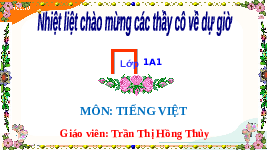 Giáo án điện tử Tiếng việt 1 bài 59 Cánh diều: Học vần: Ân, ât