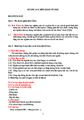 Câu hỏi ôn tập dịch tễ học | Đại học Y dược thành phố Hồ Chí Minh