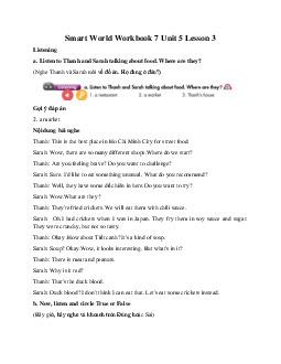 Smart World Workbook 7 Unit 5 Lesson 3