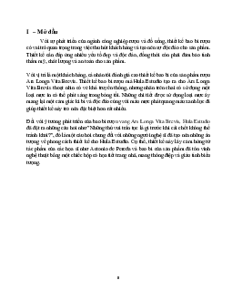 Tiểu luận môn Lịch sử thiết kế đồ họa đề tài "Đánh giá bao bì rượu Ars Longa Vita Brevis"