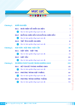 Bài tập trắc nghiệm Hình học 12 từ cơ bản đến nâng cao – Nguyễn Hoàng Việt