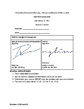 Đề thi giữa kỳ học phần Principles of Management năm 2021 | Trường Đại học Quốc tế, Đại học Quốc gia Thành phố Hồ Chí Minh