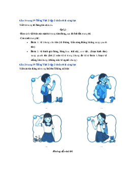 Giải VBT môn Tiếng việt 2 -  Bài 3: Những cái tên | Chân trời sáng tạo