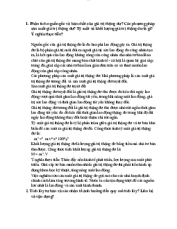 Phân tích nguồn gốc và bản chất của giá trị thặng dư? Các phương pháp sản xuất giá trị thặng dư? Tỷ suất và khối lượng giá trị thặng dư là gì? Ý nghĩa thực tiễn?