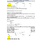 Tổng hợp đề trắc nghiệm môn Vật lý đại cương 2  | Trường Đại học Bách Khoa Hà Nội