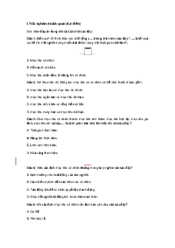 Đề thi giữa học kì 2 môn Giáo dục công dân 8 năm 2023 - 2024 sách Cánh diều - Đề 2