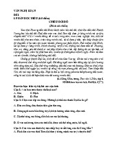 Bài viết văn nghị luận về "Chiếu dời đô" và phản ánh "Tỏ lòng" | Môn Lý luận Văn học - Đại học Sư Phạm Hà Nội