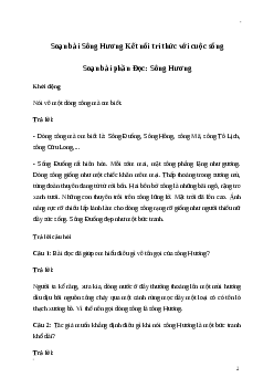 Soạn bài: Sông Hương Tiếng Việt 3 | Kết nối tri thức