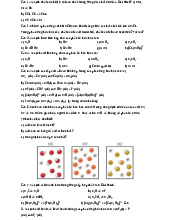 Bài tập về Hoá đại cương- Hoá vô cơ | Lí thuyết Hoá đại cương | Trường Đại học khoa học Tự nhiên