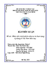 Phân tích trách nhiệm dân sự và thực trạng áp dụng ở Việt Nam hiện nay | Tiểu luận môn Chủ nghĩa xã hội Neu