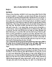 Phân Tích Nền Kinh Tế Thị Trường Định Hướng Xã Hội Chủ Nghĩa | Môn Kinh tế chính trị Mác-Lenin - Đại học Bách Khoa Hà Nội