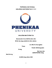Xây dựng website tìm kiếm việc làm | Báo cáo học phần Phân tích và thiết kế phần mềm | Trường Đại học Phenikaa