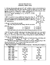Chương 1: Phức chất | Bài giảng môn Hóa vôn cơ | Đại học Bách khoa hà nội