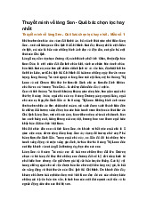 Thuyết minh về làng Sen - Quê bác chọn lọc hay nhất