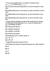 Đề trắc nghiệm ôn tập môn Kinh tế vi mô | Trường Đại học Kinh Tế Quốc Dân