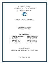 Comparing Traditional and Digital Media Môn Digital Marketing | Trường Đại học Tài chính - Marketing