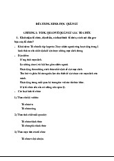 Tổng Quan Về Quản Lý Tổ Chức | Khoa học quản lý | Học viện Tài chính