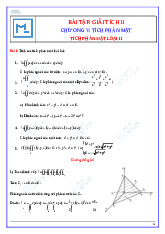 Đề cương môn giải tích 2- Trường Đại học bách khoa - Đại học đà nẵng.