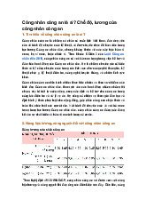 Công nhân công an là ai? Chế độ, lương của công nhân công an