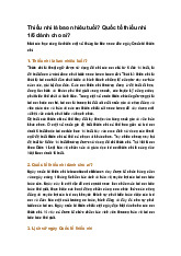 Thiếu nhi là bao nhiêu tuổi? Quốc tế thiếu nhi 1/6 dành cho ai?