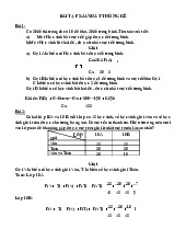 Bài Tập Xác Suất Thống Kê | Đại học Y dược Cần Thơ
