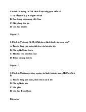 Đề cương môn Tư tưởng Hồ Chí Minh - Trường Đại học lao động -  xã hội.