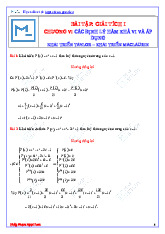 0506 - Bài tập Khai triển Taylor và Maclaurin[Lời giải + Đáp án]
