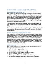 PHẦN 1: ĐẶC ĐIỂM CỦA DOANH NGHIỆP META PLATFORMS - TÀI LIỆU APA. Môn Nhập môn ngành Logistics và QLCCU | Đại học Trường Đại học Phenika.