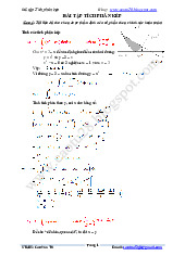 Bài tập Tích phân kép môn Giải tích | Trường Đại học Công Nghệ Đông Á