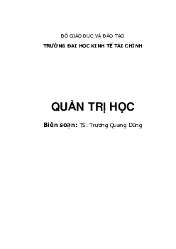 Quản trị học | Giáo trình môn Marketing | Trường Cao đẳng thực hành FPT