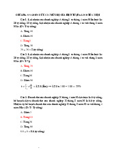 Đề cương môn nguyên lý thống kê - Trường Đại học lao động -  xã hội.