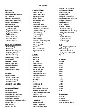 Từ vựng chủ đề Movers