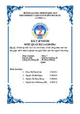 Trình bày một vài ví dụ minh họa về nội dung thỏa ước lao động tập thể ở doanh nghiệp mang lại hiệu quả cho người lao động | Bài tập nhóm môn Hệ thống thông tin quản lý