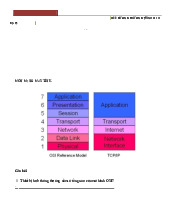 Ngân hàng câu hỏi trắc nghiệm môn mạng máy tính | trường Đại học Huế