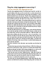 Tổng thu nhập (aggregate income) là gì ?