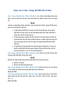 Soạn bài Ngày xưa | SGK Ngữ Văn 9 Kết nối tri thức (Tập 1)