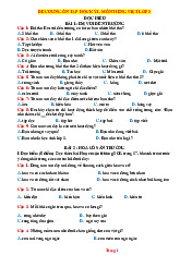 Đề Cương Ôn Tập Học Kỳ 1 Tiếng Việt 3 Chân Trời Sáng Tạo 2025-2026