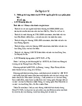 Đề cương ôn tập LSVN - Tiến trình lịch sử Việt Nam từ Cổ đại đến Hiện đại