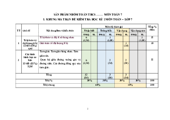 Đề thi học kì 2 môn Toán 7 năm 2022 - 2023 sách Chân trời sáng tạo - Đề 3