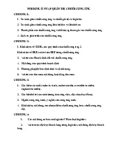 Nội dung ôn tập Quản trị chuỗi cung ứng | Đại học Kinh tế kỹ thuật công nghiệp