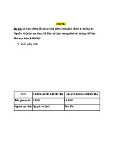 Tài liệu ôn tập LSĐ/ Trường đại học Nguyễn Tất Thành