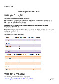 Writing Practice Test - English | Trường Đại Học Ngoại ngữ Huế