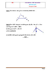 10 Đề Kiểm Tra 1 Tiết Chương 3 Tam Giác Đồng Dạng Hình Học 8 Có Đáp Án